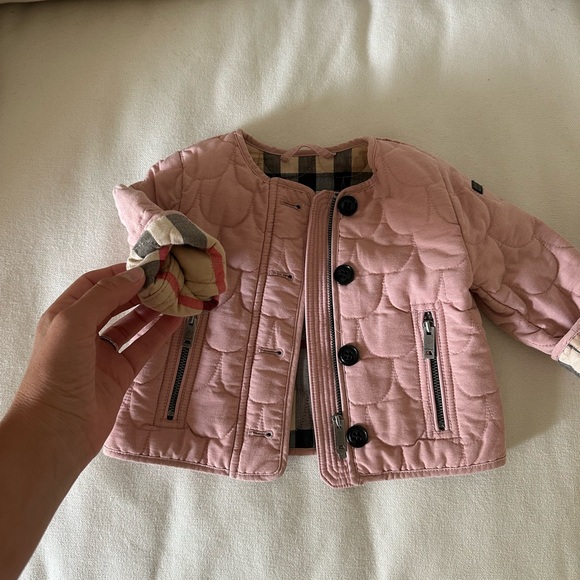 Burberry baby girl quilted fall jacket - Picture 2 of 8